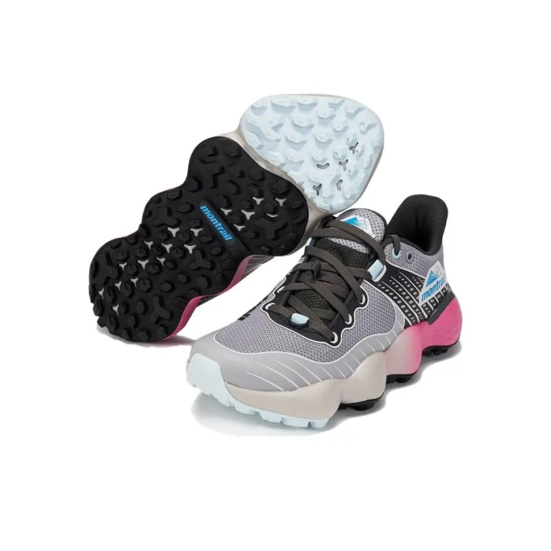 Columbia Montrail Shock Absorbers With Slip Resistant Features Low Top Running Shoes Women's Gray-3