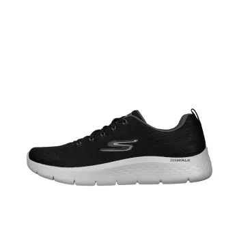 Skechers Go Walk Flex Lace Up 'Black Grey'