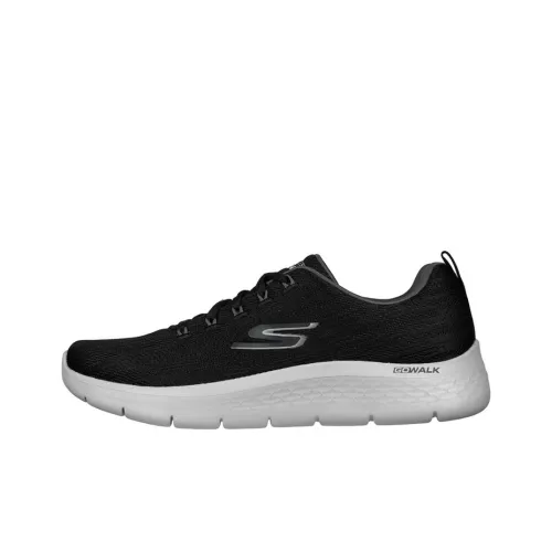 Skechers Go Walk Flex Lace Up 'Black Grey'
