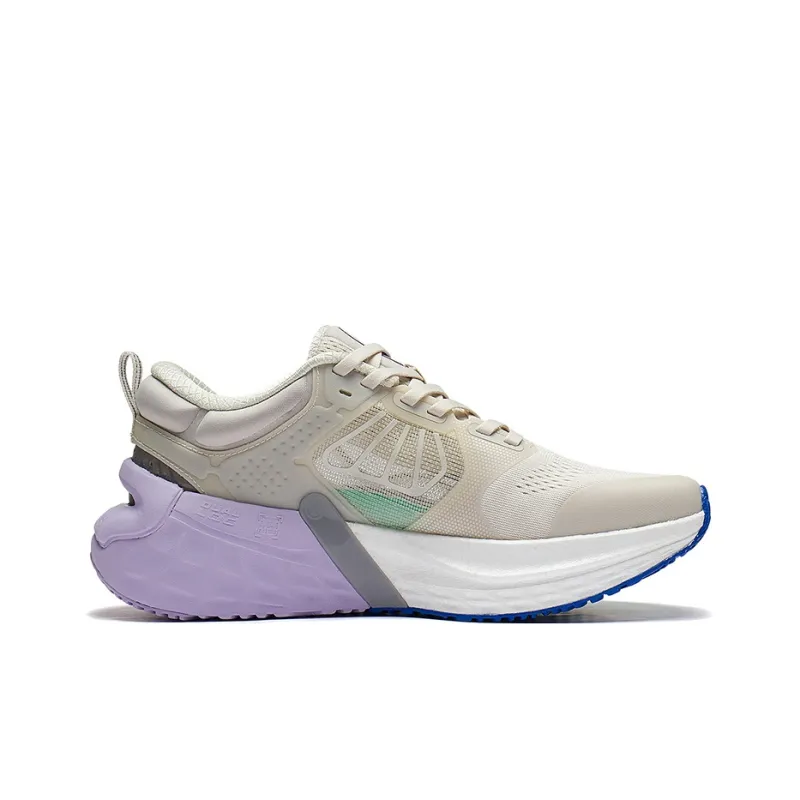 LiNing Furious Rider 6.0 Lightweight Coverage Low Top Running Shoes Women's Pearl White-1