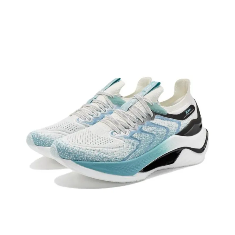 XTEP Shadow Engine Pro Slip Resistant, Abrasion Resistant, Breathable Low Top Running Shoes Men's Blue White Black-2