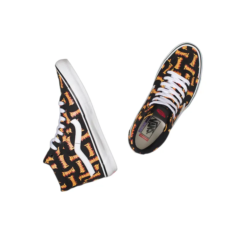 Vans Sk8 Hi Thrasher Allover Logo Black-2