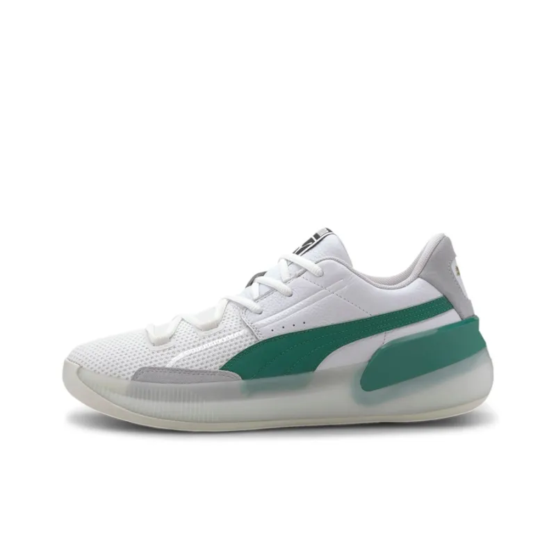 PUMA Clyde Hardwood White Green-0