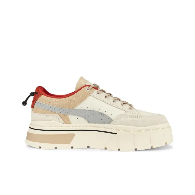 PUMA Mayze Stack Retro Grade Vaporous Grey Red Women's-1