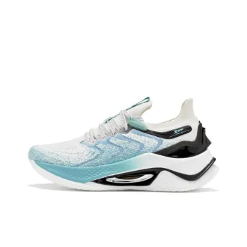 XTEP Shadow Engine Pro Dynamic Foam Anti Slip And Wear Resistant Breathable Low Top Running Shoes Blue White Black