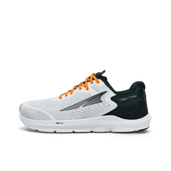 Altra Torin 5 Cushioning, Slip Resistant, Abrasion Resistant, Rebound Low Top Running Shoes Men's White Orange