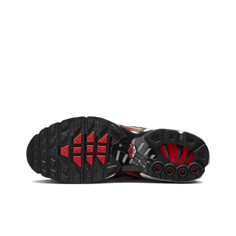 Nike Air Max Plus Black White University Red-5