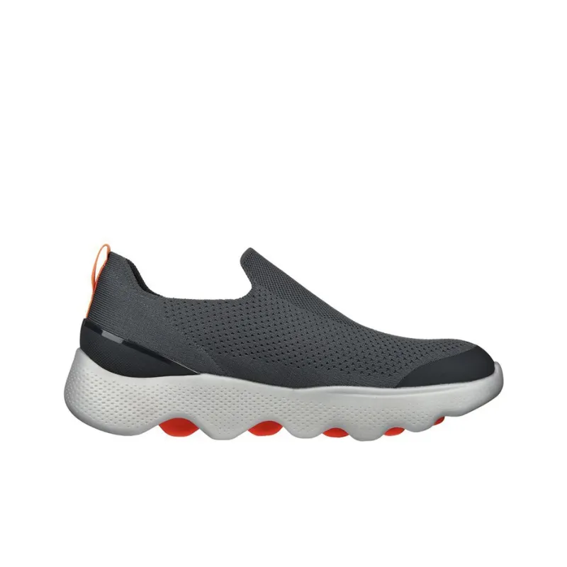 Skechers Go Walk Massage Fit Anti-Slip Wear-Resistant Breathable Lightweight Low-Top Casual Shoes Men's Gray-1