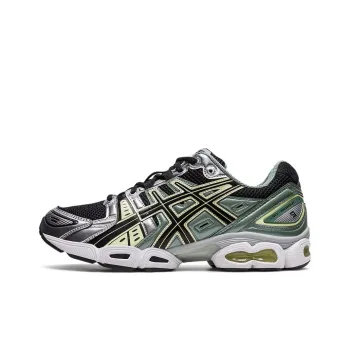 Asics Gel Nimbus 9 Black Green Yellow Silver