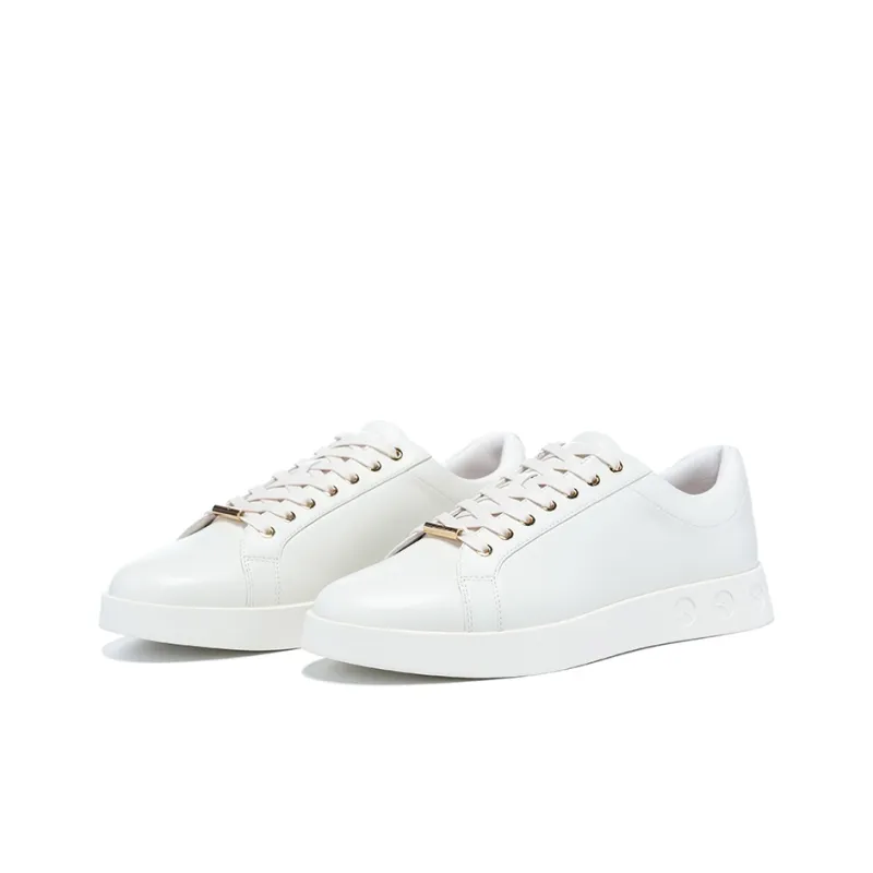 LI NING 1990 Classic Collection Anti Slip Wear Resistant Low Top Skateboard Shoes Women's Ecru-1