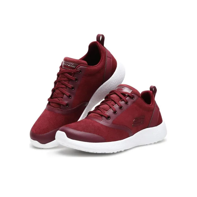 Skechers Burst Non-slip Wear-resistant Shock Absorption Low-Top Sports Casual Shoes Women's Deep Red-2