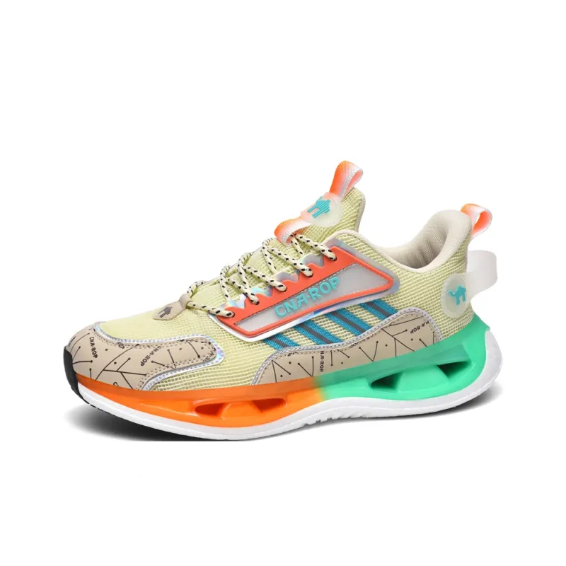 Pilot The Camel Abrasion Resistant Breathable Coverage Low Top Sprint Running Shoes Men's-17