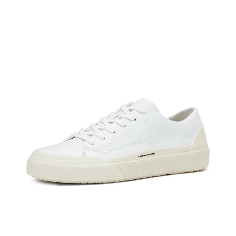 URBANHOOD 5050 Series Anti Slip Wear Resistant Low Top Skateboard Shoes Unisex White-1