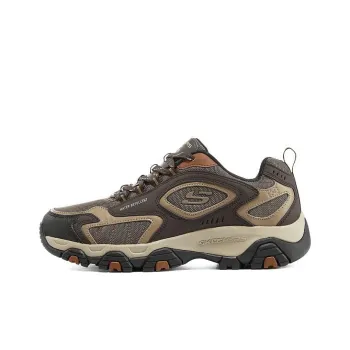 Skechers OUTDOOR Cushioning, Waterproof, And Breathable Support Low Top Casual Shoes Men's Chocolate