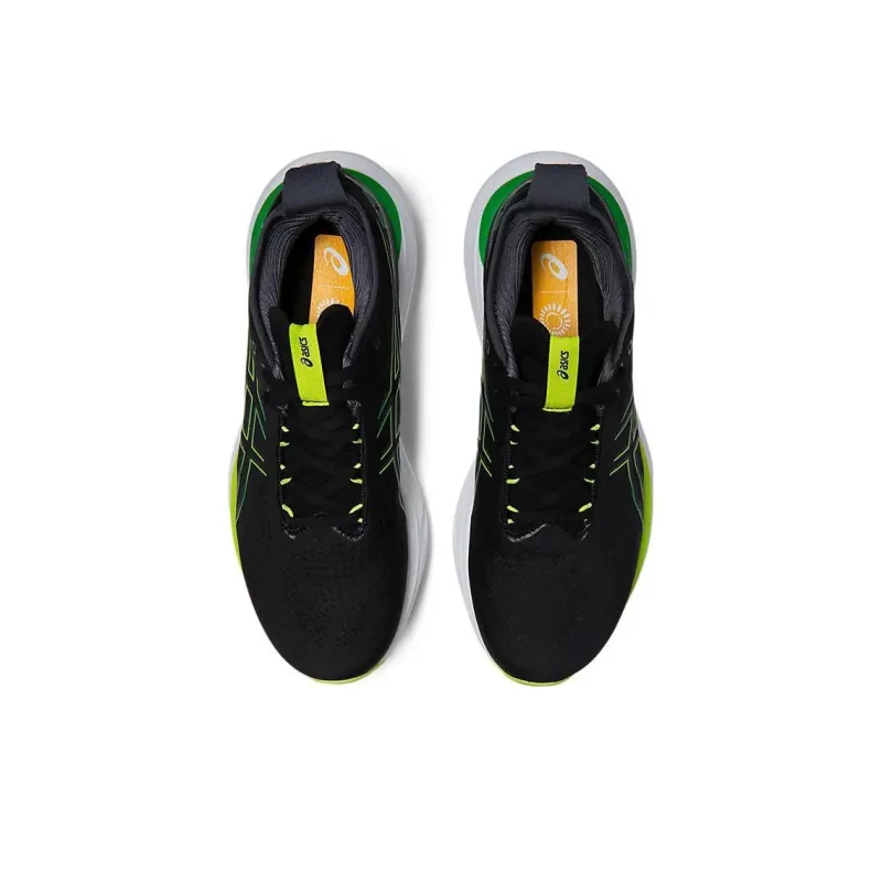 Asics Gel Nimbus 25 Black Lime Zest-4