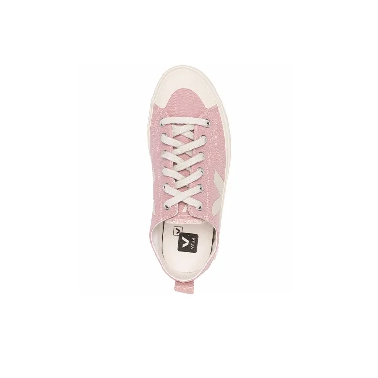 VEJA Nova Canvas Shoes Women's Low Top Pink/White-4