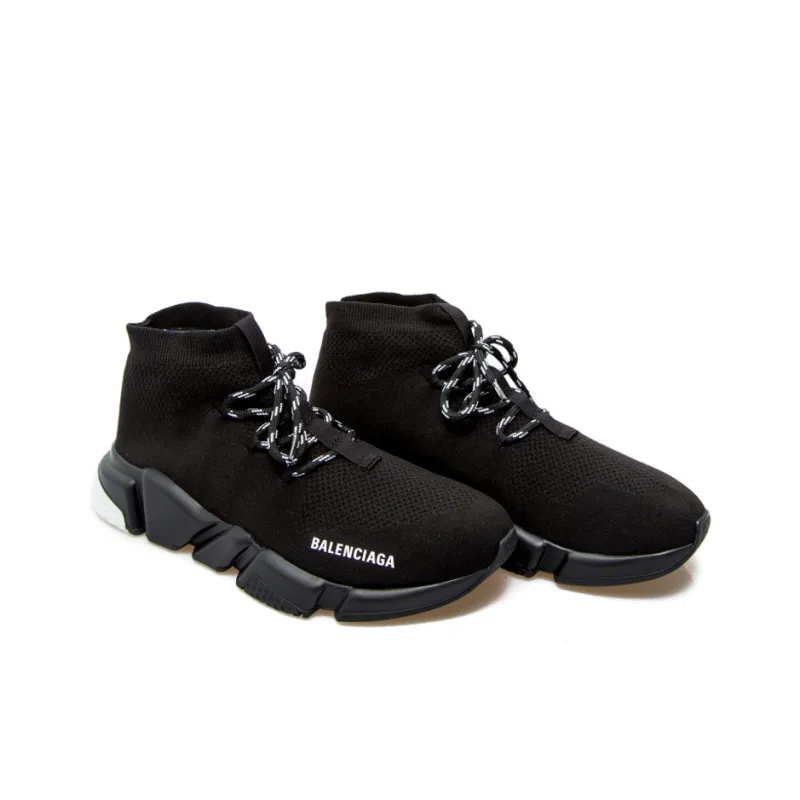 Balenciaga Speed Trainer Lace-Up 'Black White'-1