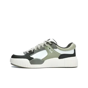 FILA BLOCKS Low Top Skateboard Shoes Men's White Green