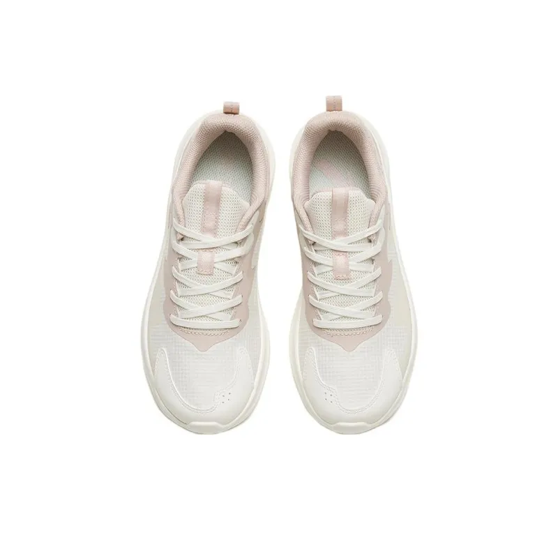 Anta Anti Slip Wear Resistant Low Top Running Shoes Women's Lotus Gray-2