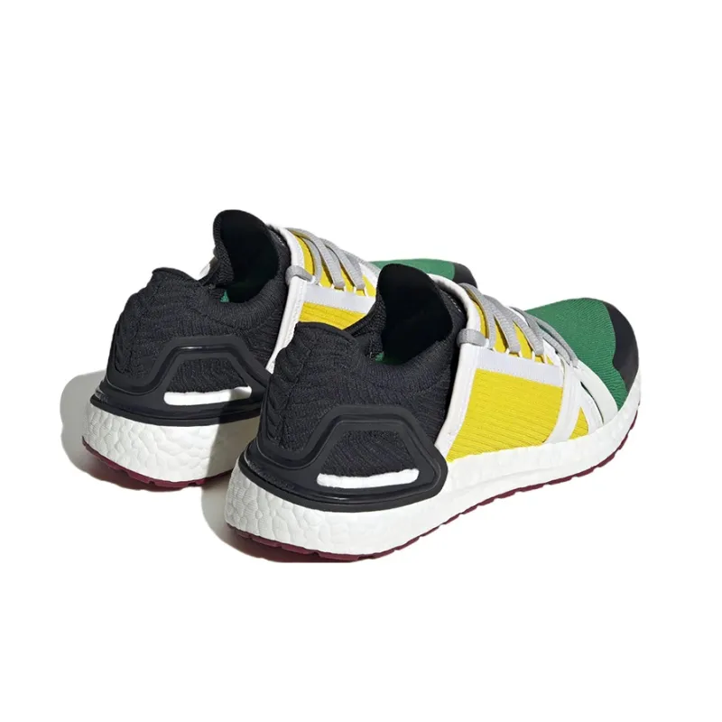 Adidas Ultra Boost 20 By Stella Mccartney Green Yellow Red Women's-3