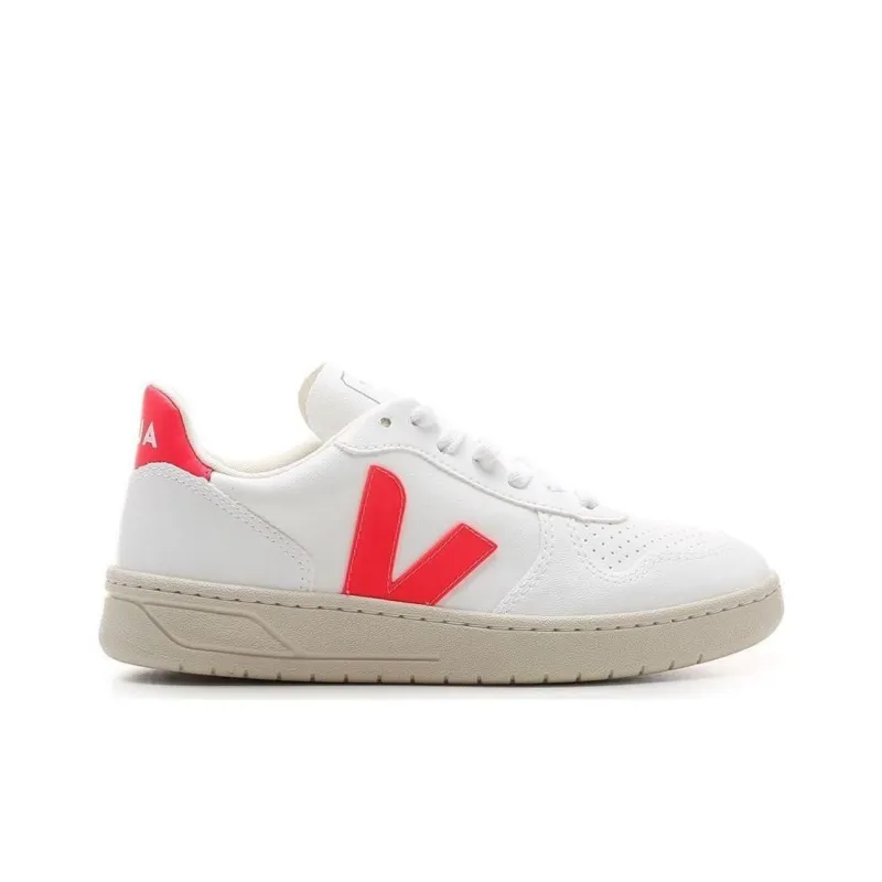 VEJA V-10 CWL White Rose Fluo Women's-1