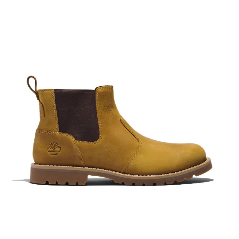 Timberland REDWOOD FALLS Ankle Length Chelsea Boots Yellow Black-1