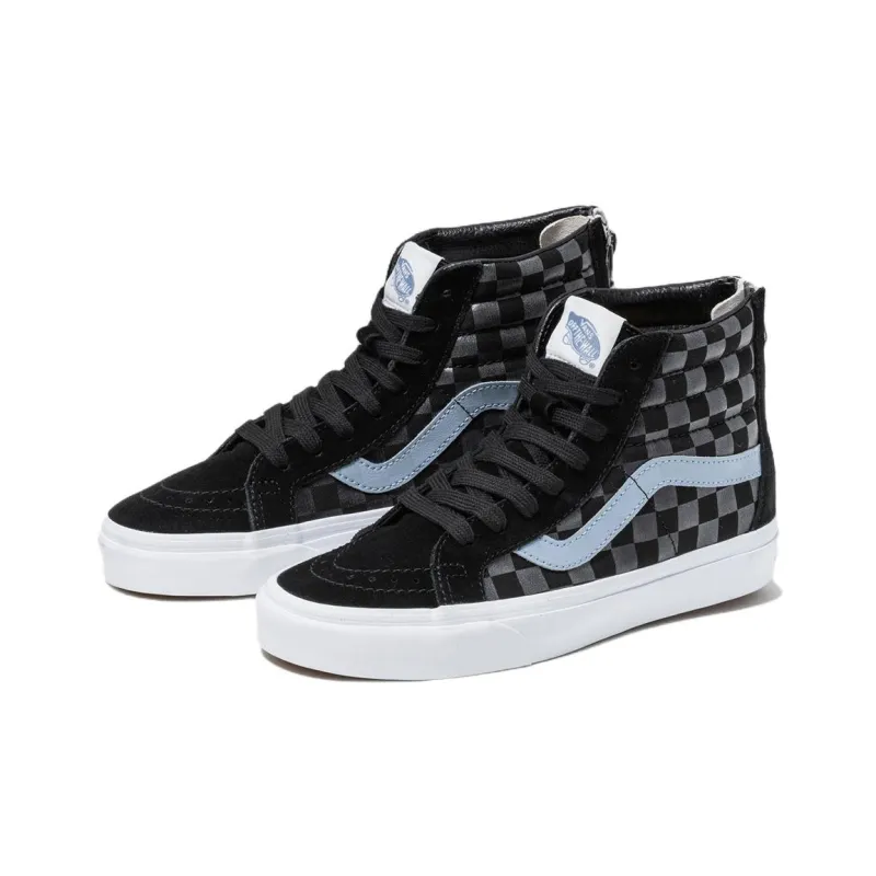Vans SK8 HI 'Black Gray Blue'-2