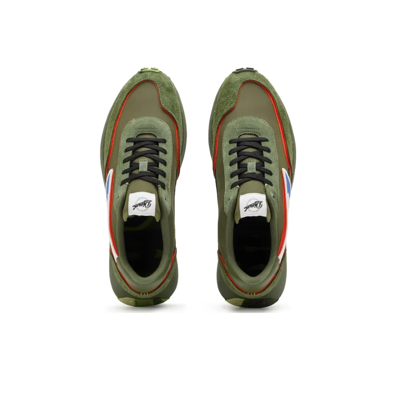 DIESEL S-Racer Low-Top Casual Shoes Men's Green-3