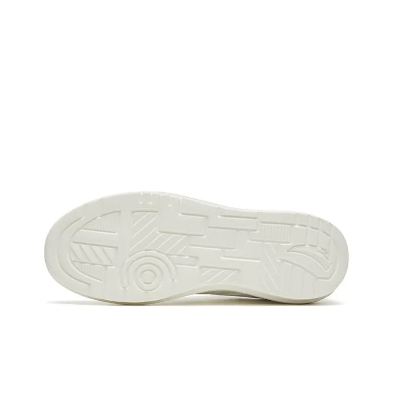 Anta Life Collection Slip Resistant, Abrasion Resistant, Breathable Low Top Skateboard Shoes Men's White Green-4