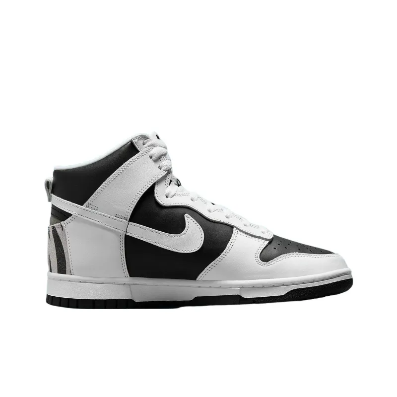 Nike Dunk High See Through White Black Women's-1