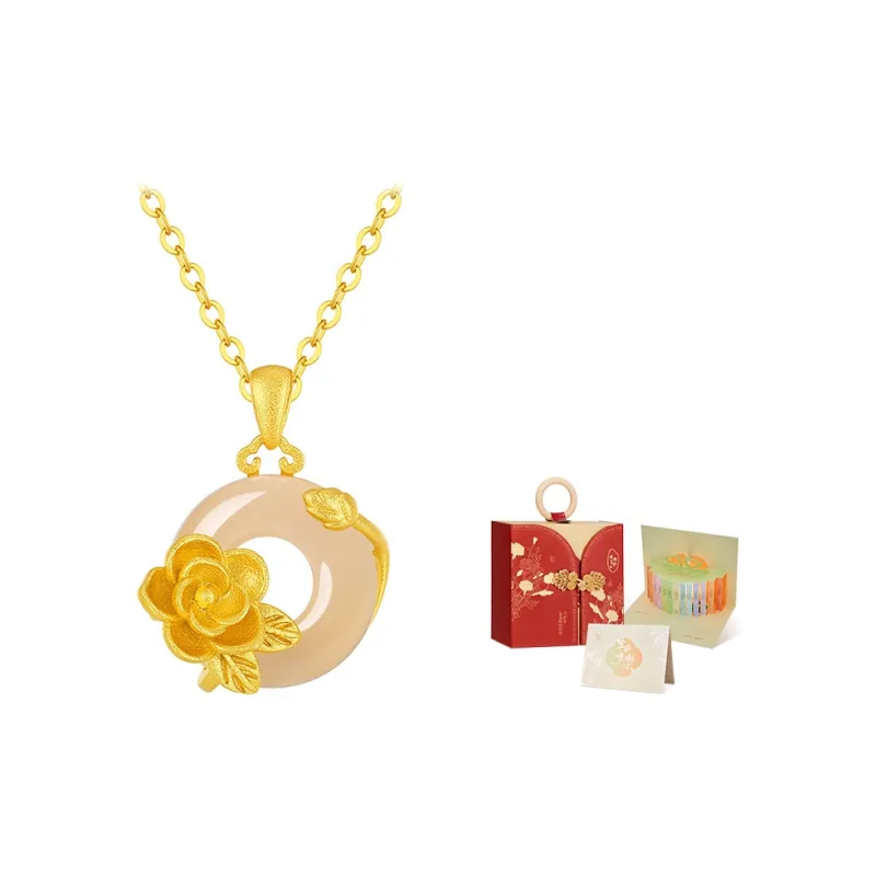 MAMADESHOUHU Chalcedony Jade Necklaces Women's-113