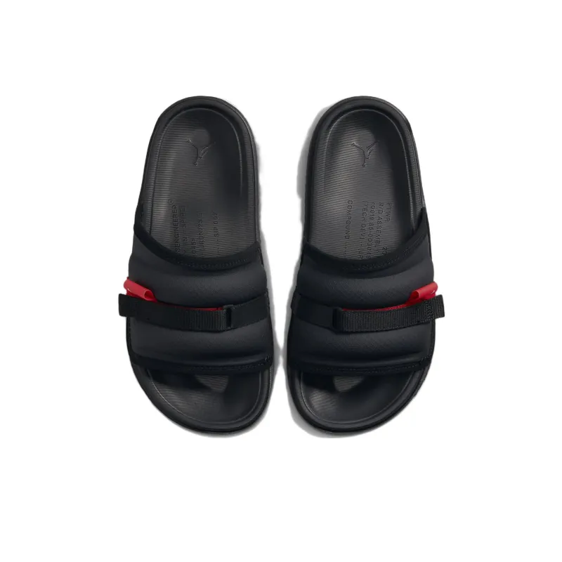 Jordan Super Play Slide Black University Red-2