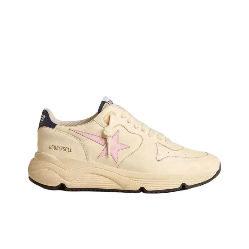 Golden Goose Running Sole Low Top Casual Shoes Women's Pink-1