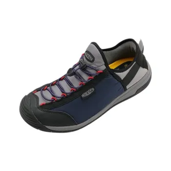 KEEN Hoodmoc Hs Slip Resistant Low Top Outdoor Shoes Men's Blue Black