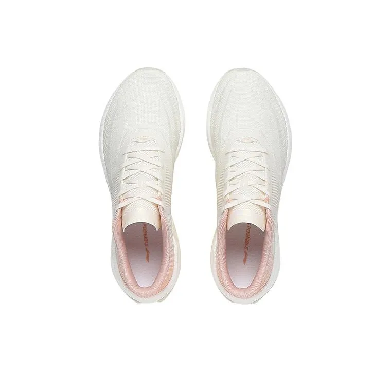 LiNing Super Light 20 Abrasion Resistant Breathable Low Top Casual Running Shoes Women's Peach Orange Pink-2