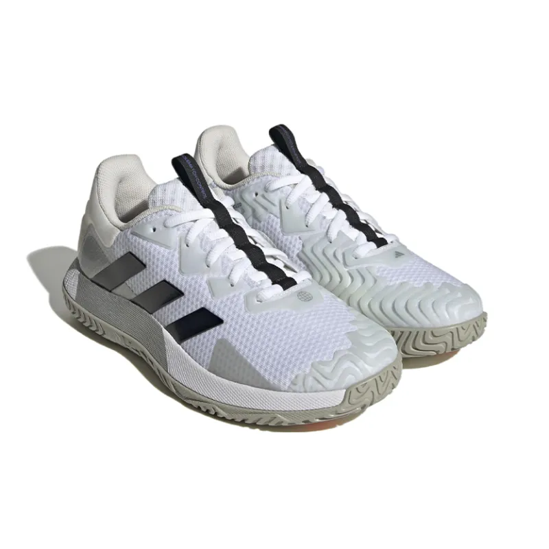 Adidas Solematch Control Cloud White Core Black Lucid Blue-2
