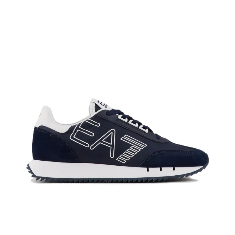 EMPORIO ARMANI EA7 Low Top Sports Casual Shoes Unisex Marine Blue-1
