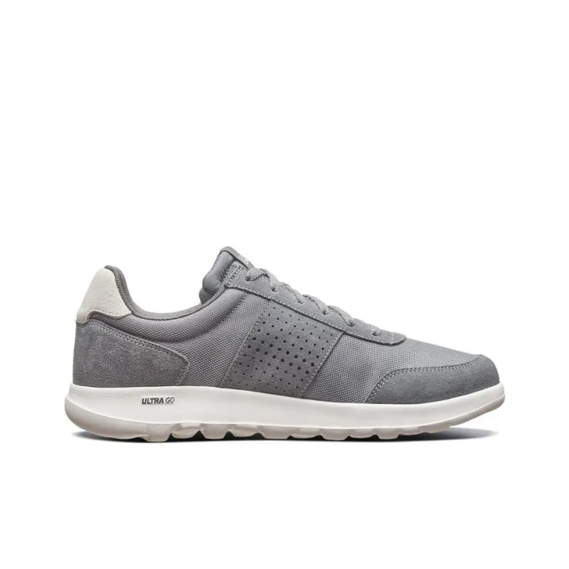 Skechers GO WALK Lite Cushioning Anti-Slip And Wear-Resistant Low-Top Sports Casual Shoes Charcoal Gray-1