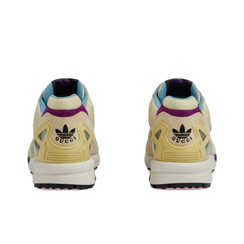 GUCCI X Adidas Originals ZX 8000 GG Monogram Sneakers Beige-3