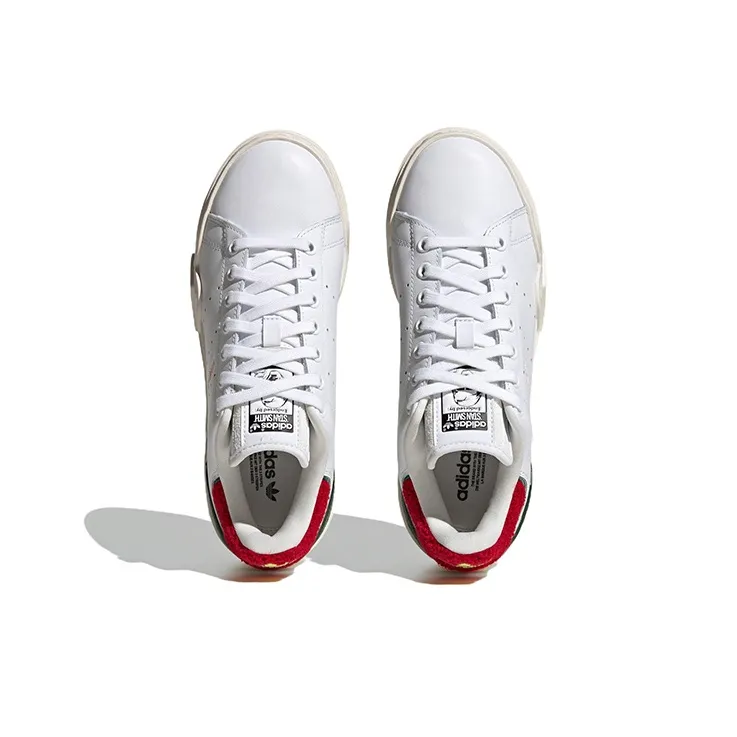 Adidas Stan Smith Bonega 2B Cloud White Better Scarlet Collegiate Green Women's-4