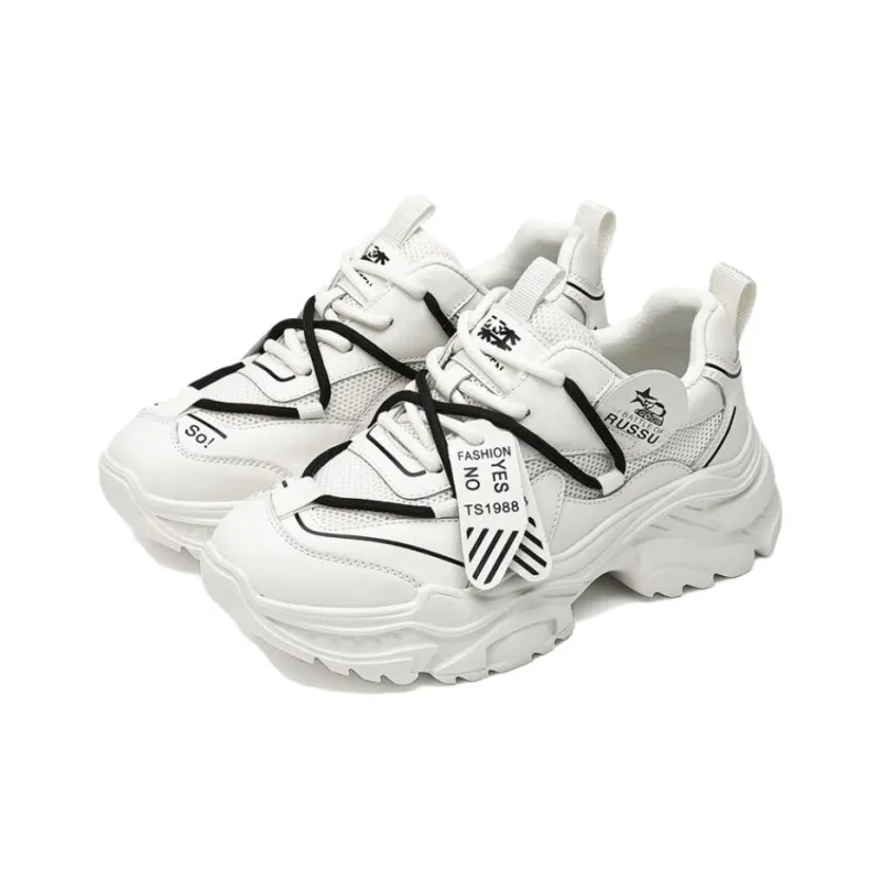Mulinsen Abrasion Resistant Low Top Chunky Sneakers Women's-6