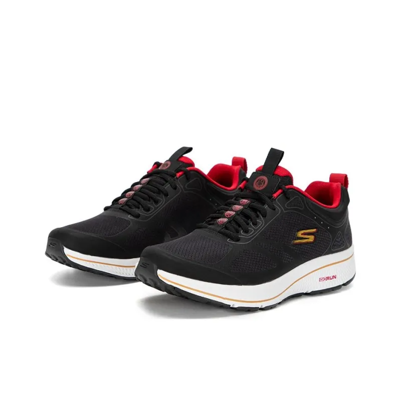 Skechers Go Run 'Black Red'-2