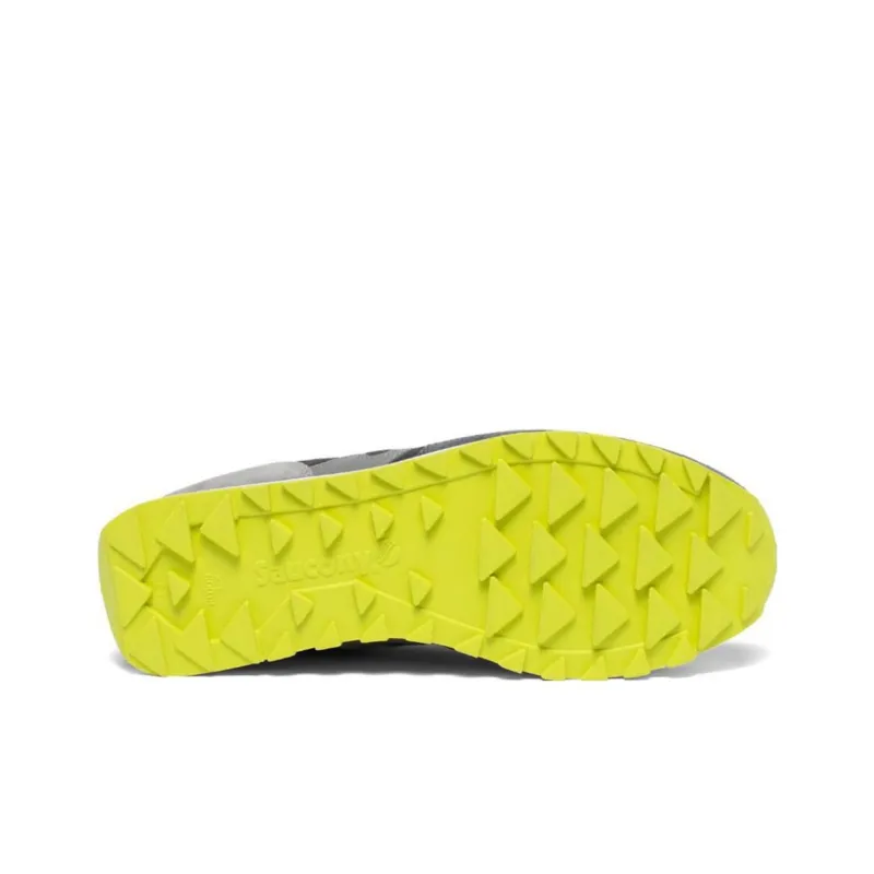 Saucony Jazz Original Original Anti-Slip And Wear-Resistant Lightweight Low-Top Running Shoes Gray Yellow-4