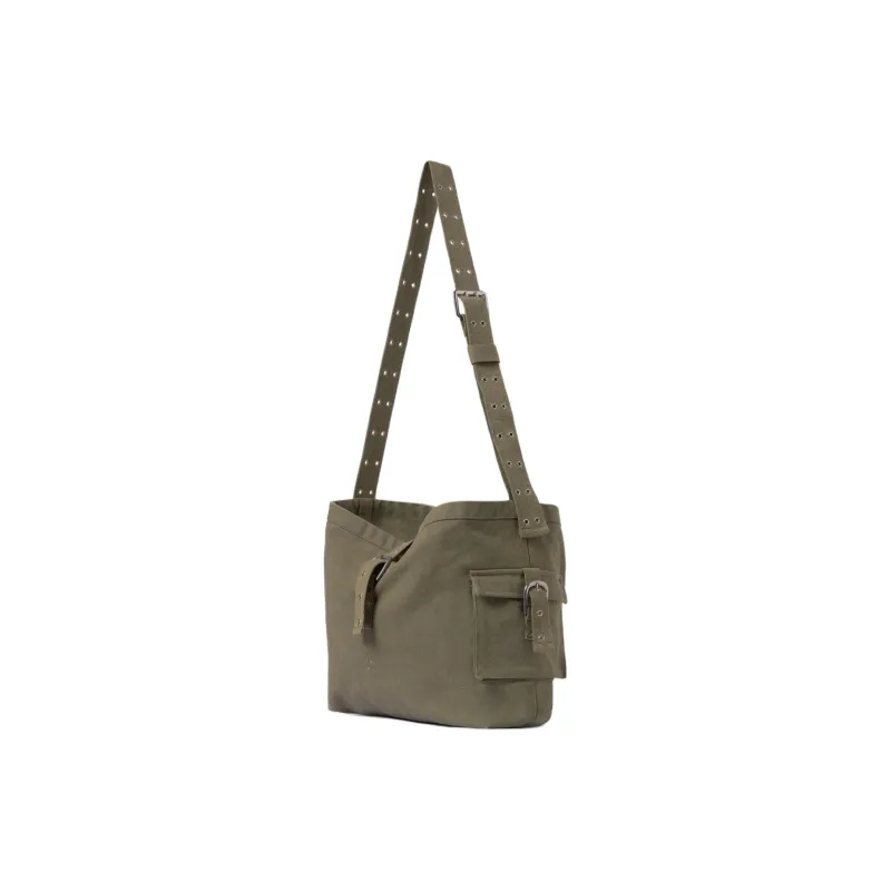 Gimaguas Cotton Crossbody Bag Shoulder Bag Women's Army Green-1