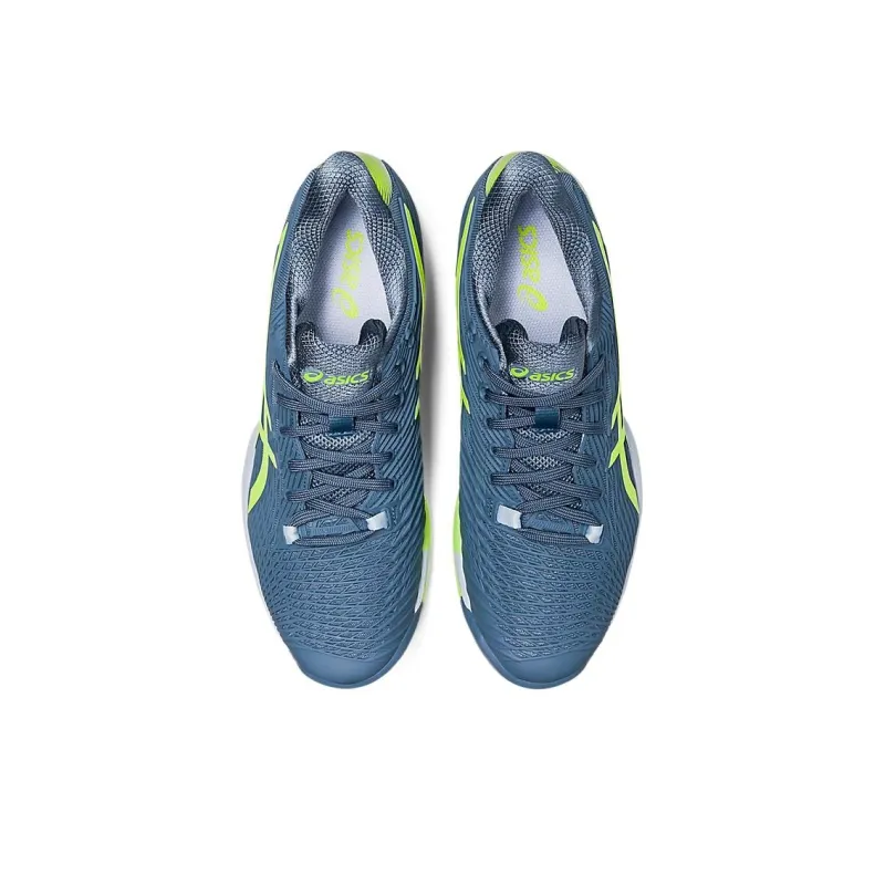 Asics Solution Speed Ff 2 'Steel Blue Hazard Green'-4