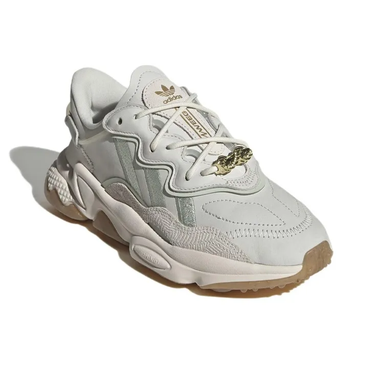 Ozweego Women's Adidas Originals 'White Linen Green Gum' Women's-2