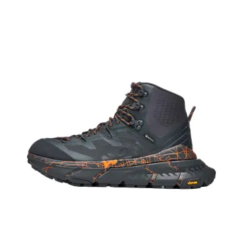 HOKA ONE ONE Tennine Hike Gore Tex Blue Graphite Persimmon Orange