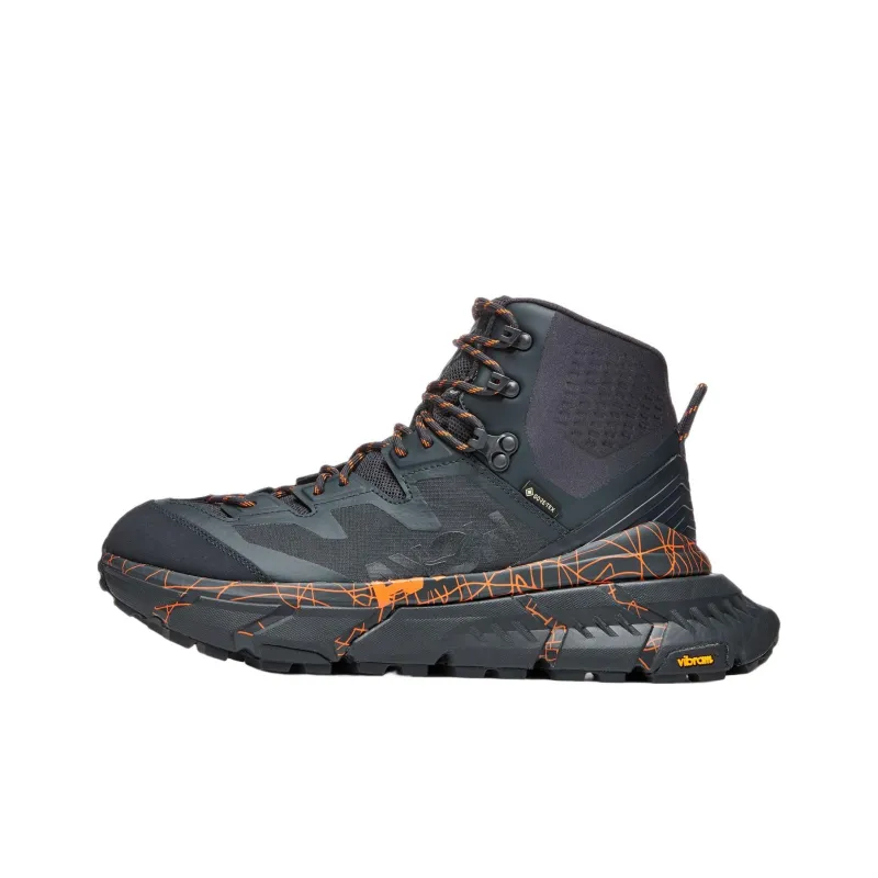 HOKA ONE ONE Tennine Hike Gore Tex Blue Graphite Persimmon Orange-0