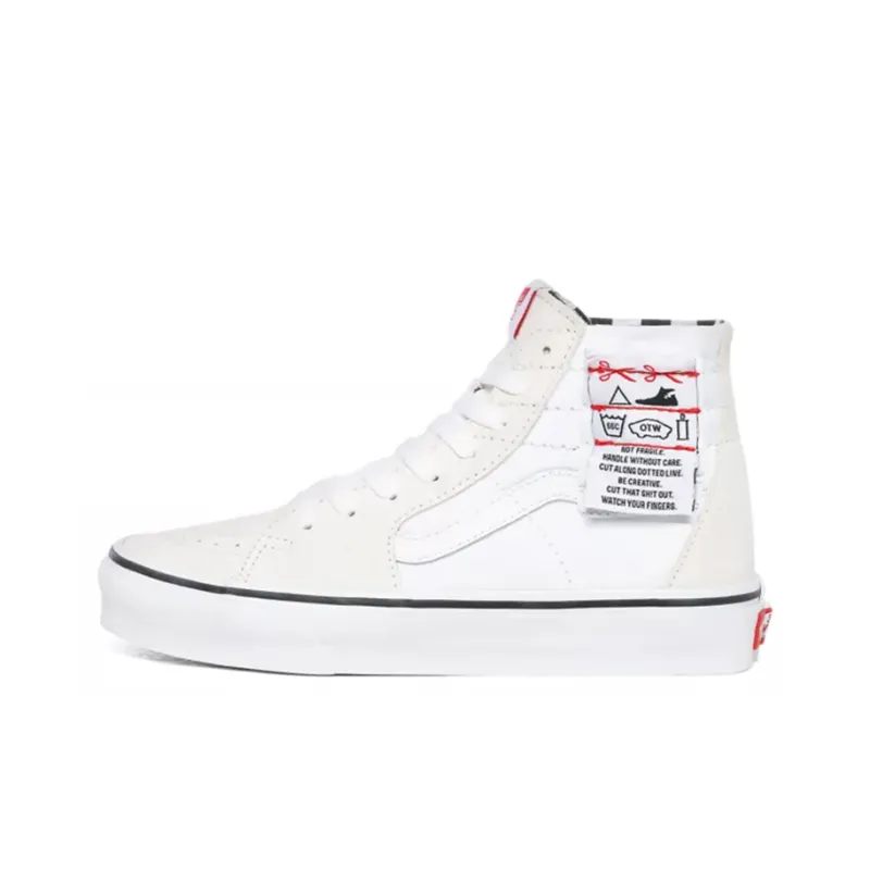 Sk8 Vans Hi Tapered 'DIY White'-0