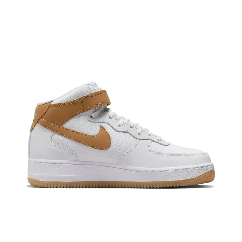 Nike Air Force 1 Mid '07 White Desert Ochre Women's-1